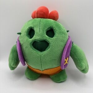 Authentic Brawl Stars Sakura Spike Supercell 2018 Doll Plush Cactus